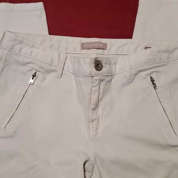 Banana Republic Women's Skinny Zipper Ankle Jeans Size 27 - Picture 6 of 9